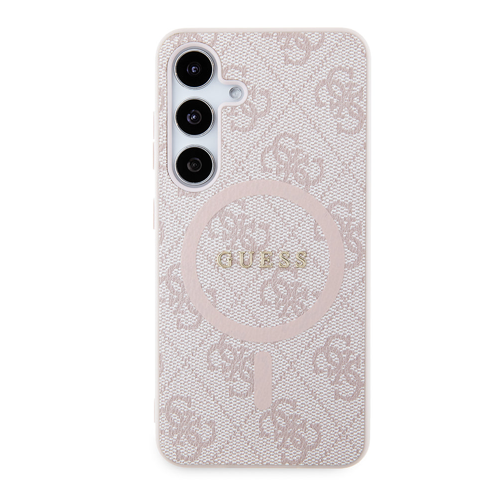 Θήκη MagSafe για Samsung Galaxy Z Flip7 F766, Guess, 4G Collection, Ροζ