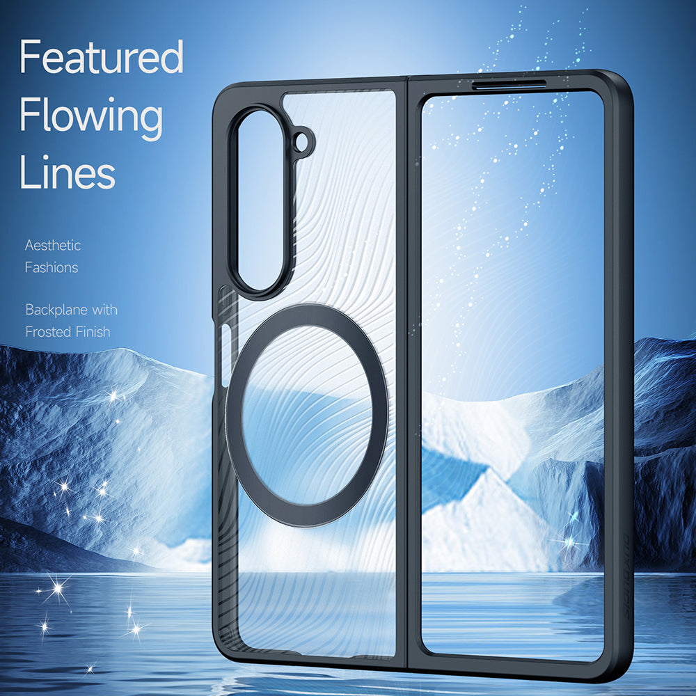 Θήκη MagSafe για Samsung Galaxy Z Fold5 F946, DUX DUCIS, Aimo, Μαύρη