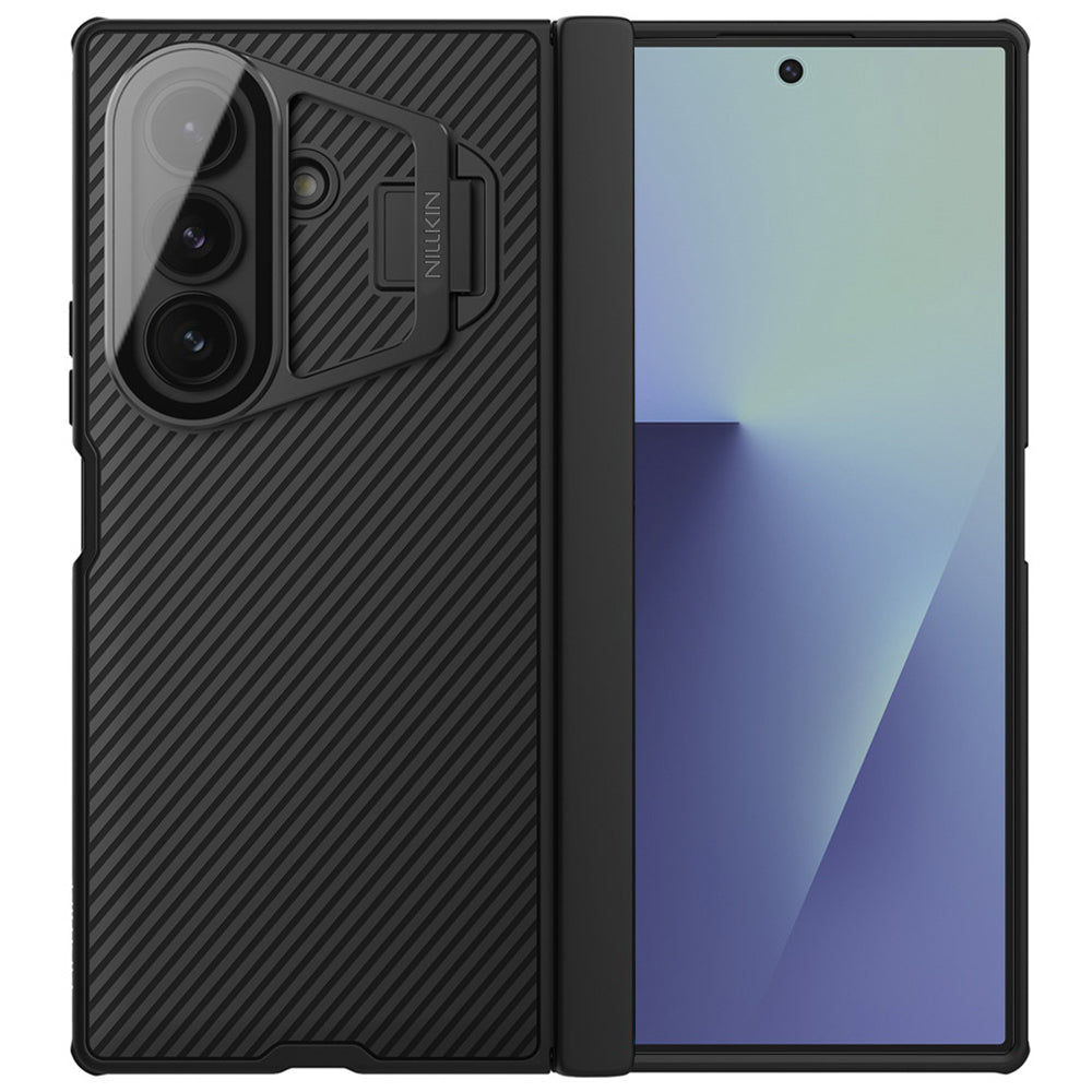 Θήκη MagSafe για Samsung Galaxy Z Fold7 F966, Nillkin, CamShield Pro με Διαφανές Κάλυμμα Φακού, Μαύρο