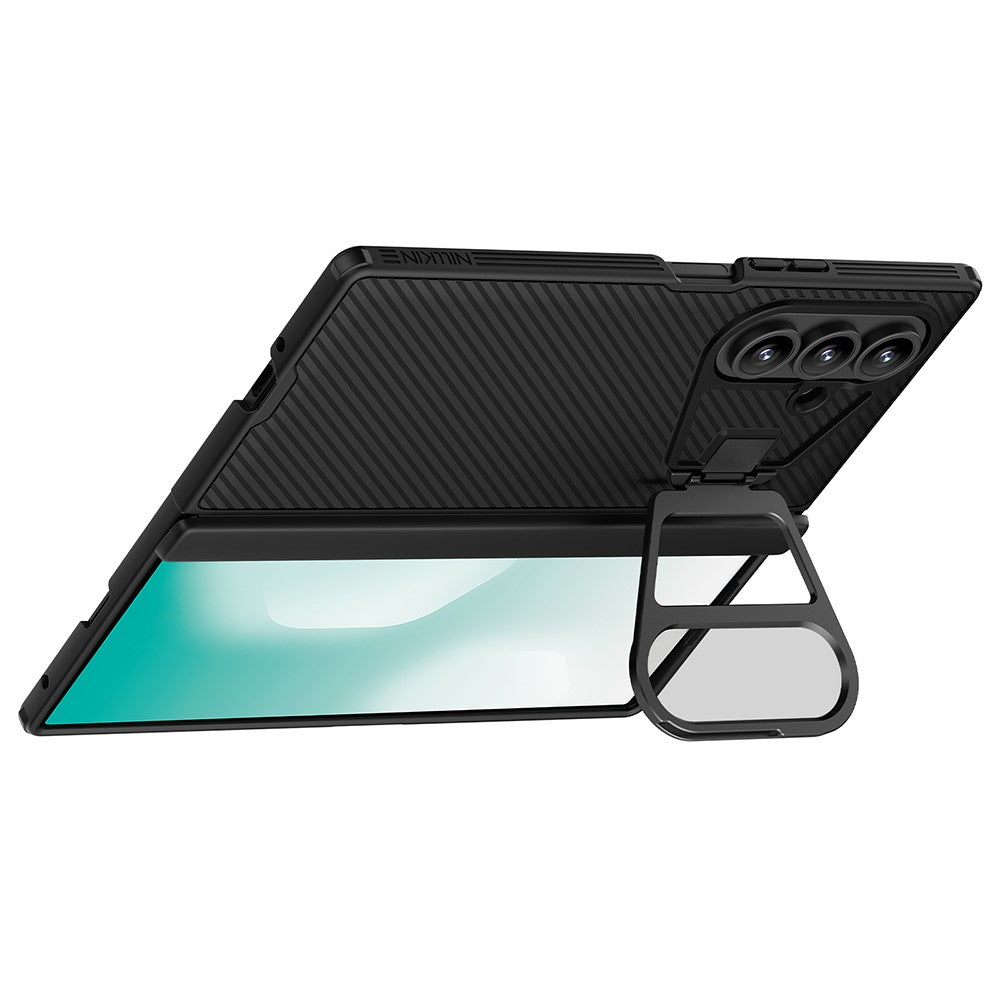 Θήκη MagSafe για Samsung Galaxy Z Fold7 F966, Nillkin, CamShield Pro με Διαφανές Κάλυμμα Φακού, Μαύρο