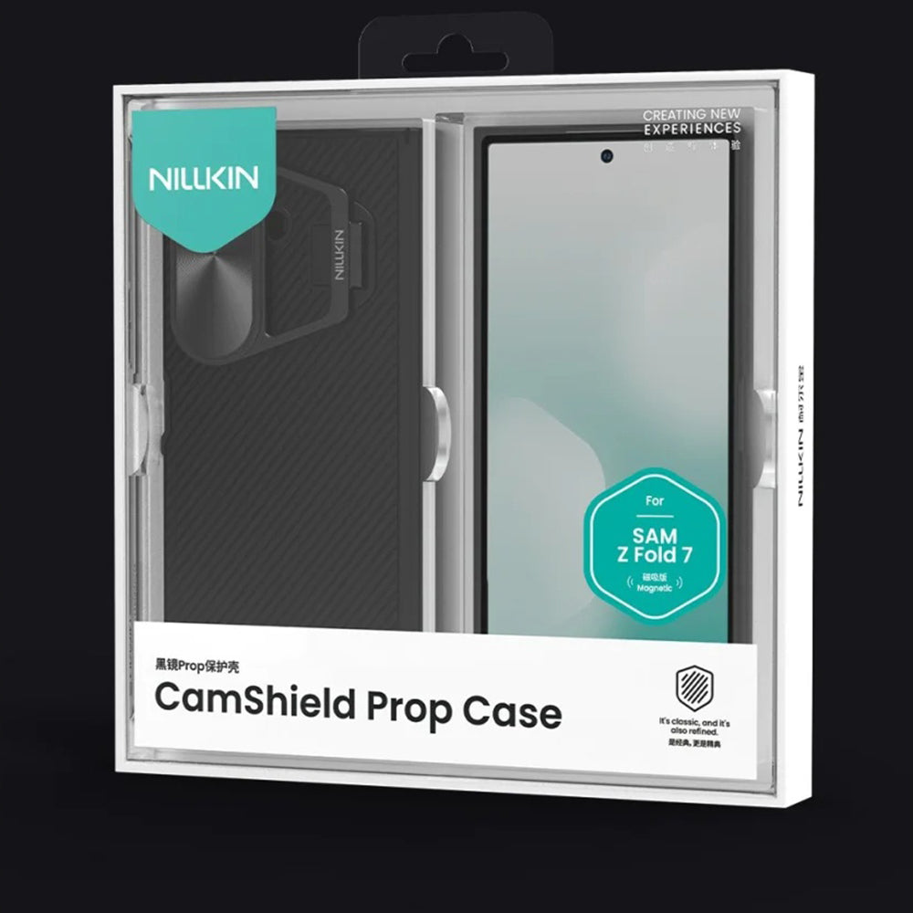 MagSafe Case for Samsung Galaxy Z Fold7 F966, Nillkin, CamShield Prop with Metal Lens Cover, Black