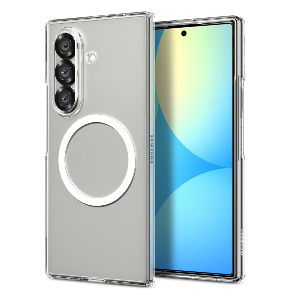 MagSafe Case for Samsung Galaxy Z Fold7 F966, Spigen, Air Skin, Transparent ACS09545