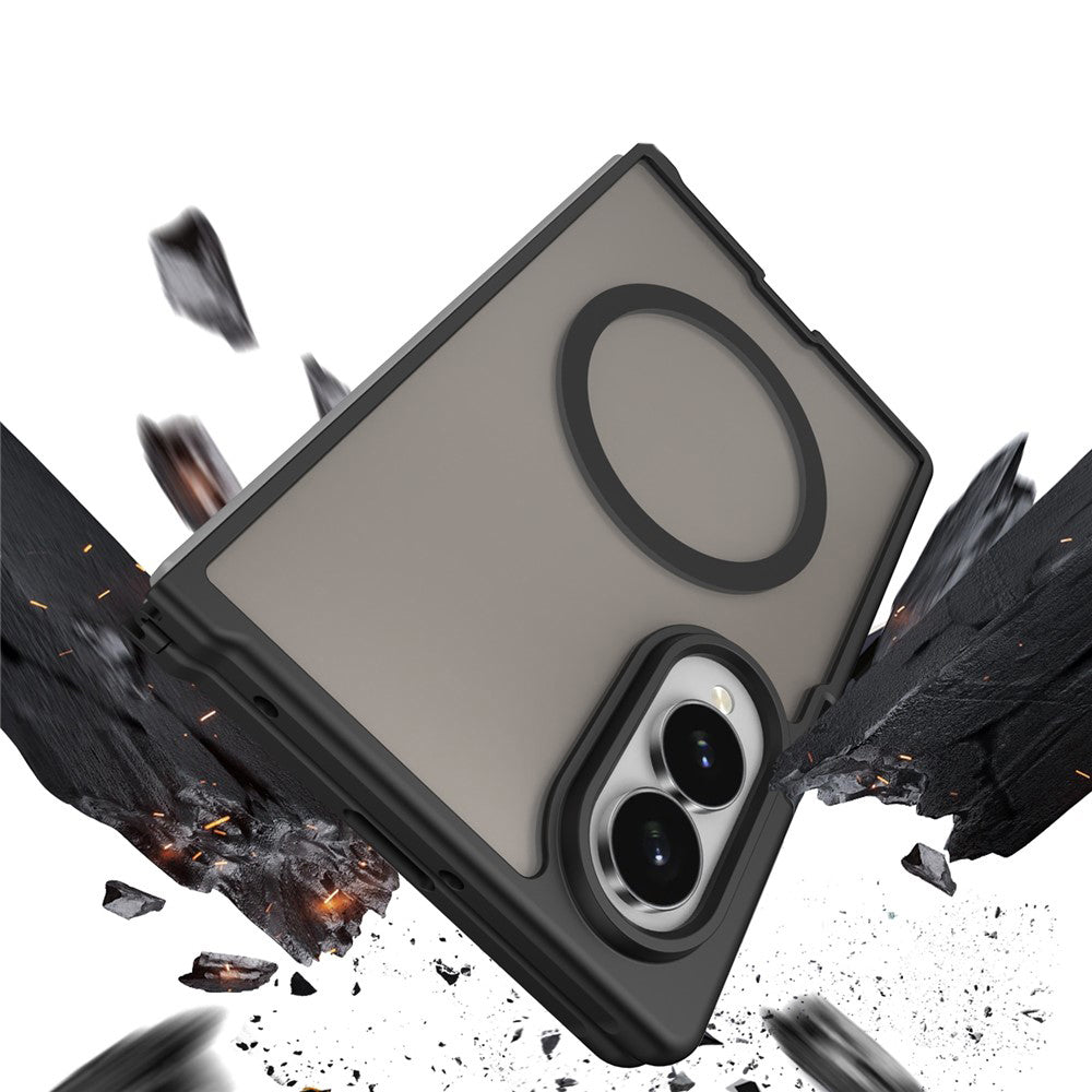 Θήκη MagSafe για Samsung Galaxy Z Fold8 F971, Techsuit, HaloFrost II, Πράσινο