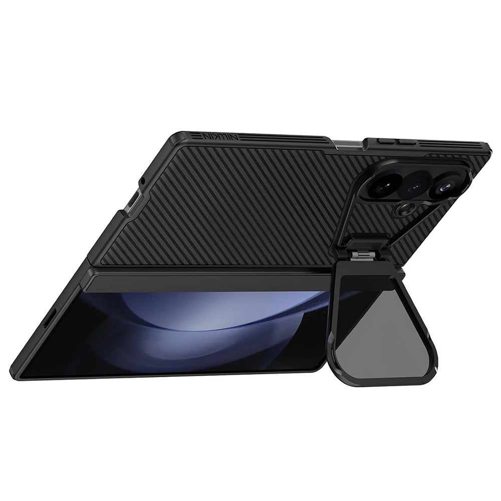 Θήκη MagSafe για Samsung Galaxy Z Fold8 Ultra F976, Nillkin, CamShield Prop με Διαφανές Μαύρο Κάλυμμα Φακού, Μαύρο