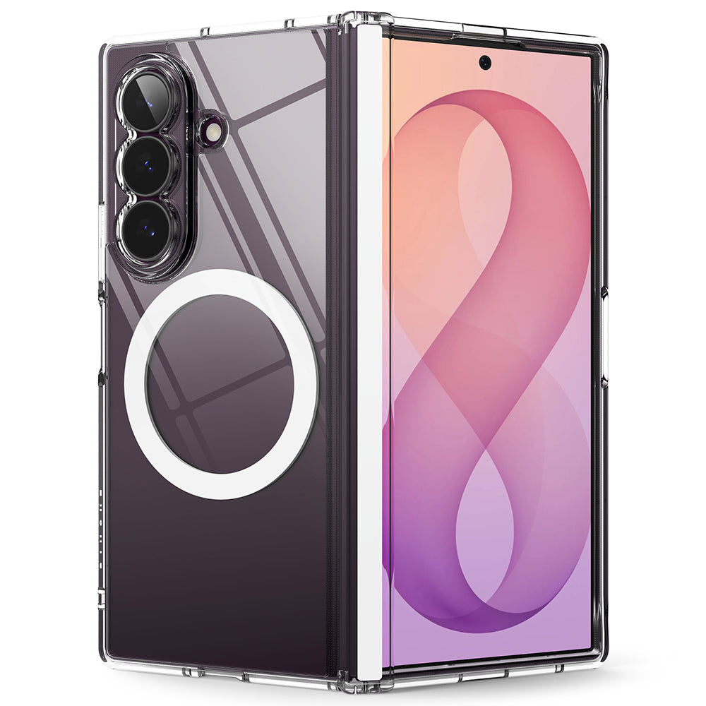 Θήκη MagSafe για Samsung Galaxy Z Fold8 Ultra F976, Ringke, Fusion Flap, Διαφανής