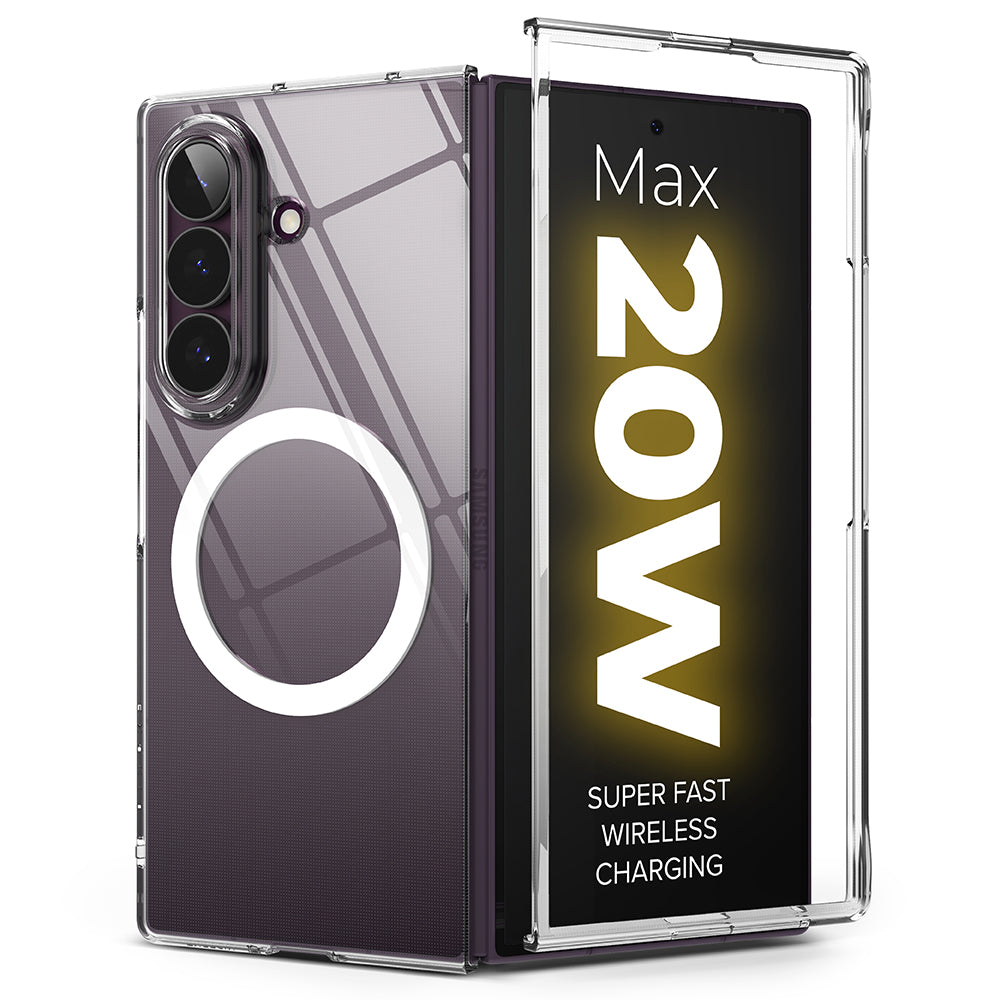 Θήκη MagSafe για Samsung Galaxy Z Fold8 Ultra F976, Ringke, Λεπτή, Διαφανής
