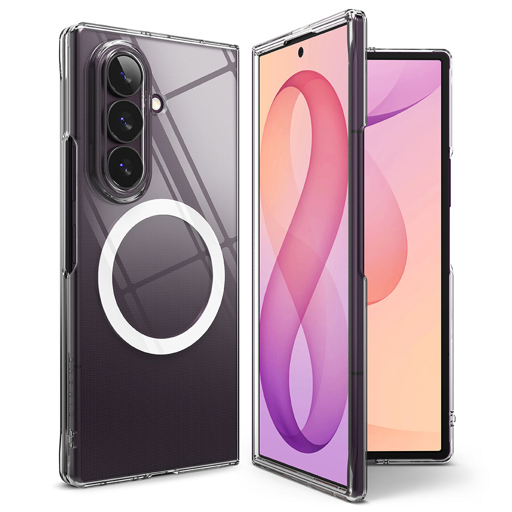 Θήκη MagSafe για Samsung Galaxy Z Fold8 Ultra F976, Ringke, Λεπτή, Διαφανής