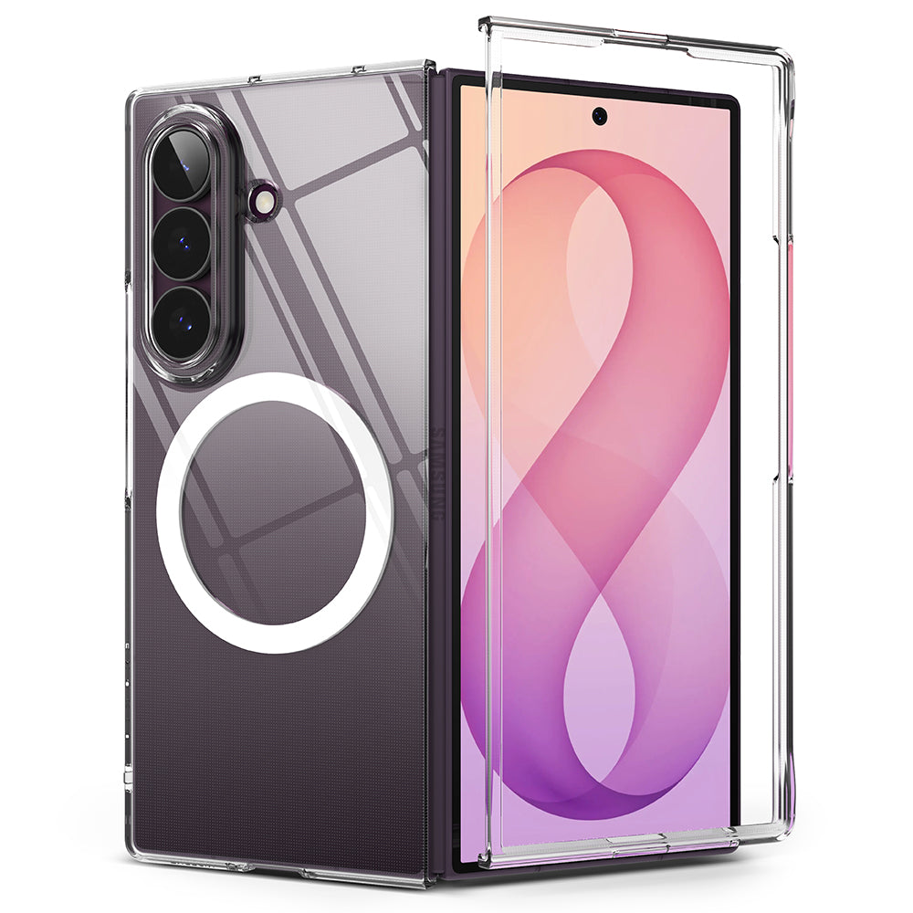 Θήκη MagSafe για Samsung Galaxy Z Fold8 Ultra F976, Ringke, Λεπτή, Διαφανής