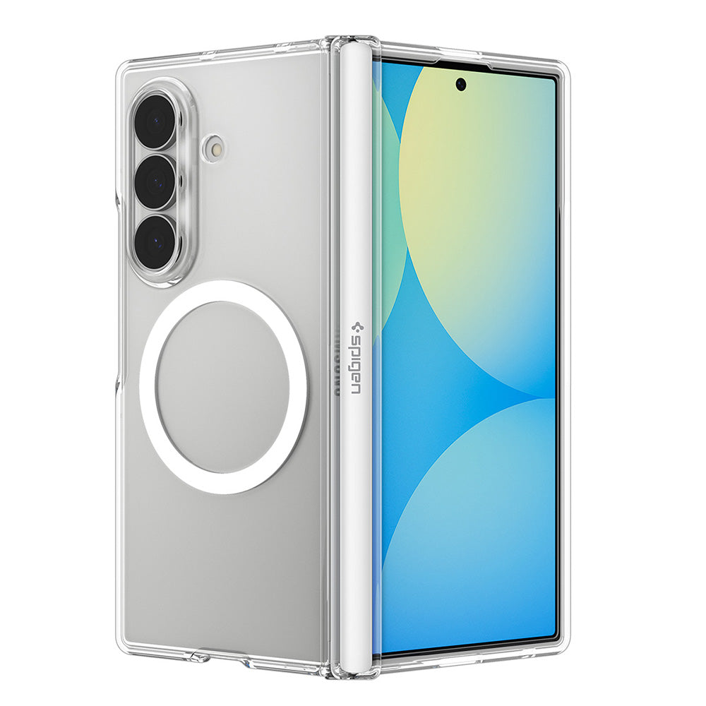 Θήκη MagSafe για Samsung Galaxy Z Fold8 Ultra F976, Spigen, Ultra Hybrid Pro, Διαφανές Λευκό ACS11506