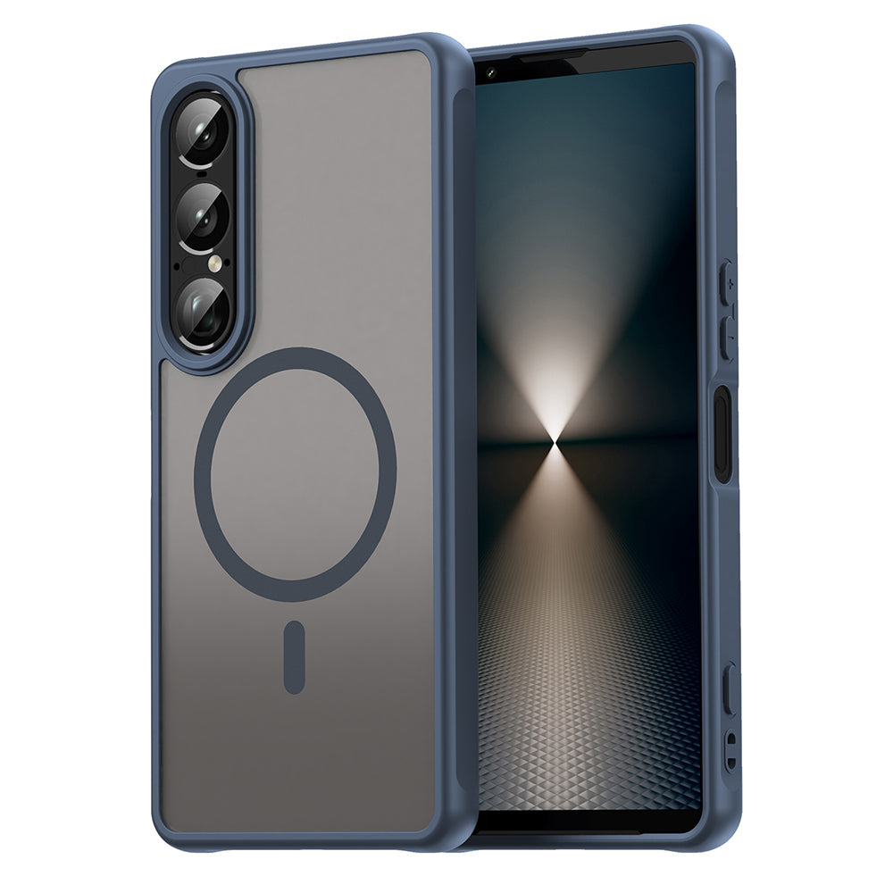 Θήκη MagSafe για Sony Xperia 1 VII, Techsuit, HaloFrost II, Μπλε Σκούρο