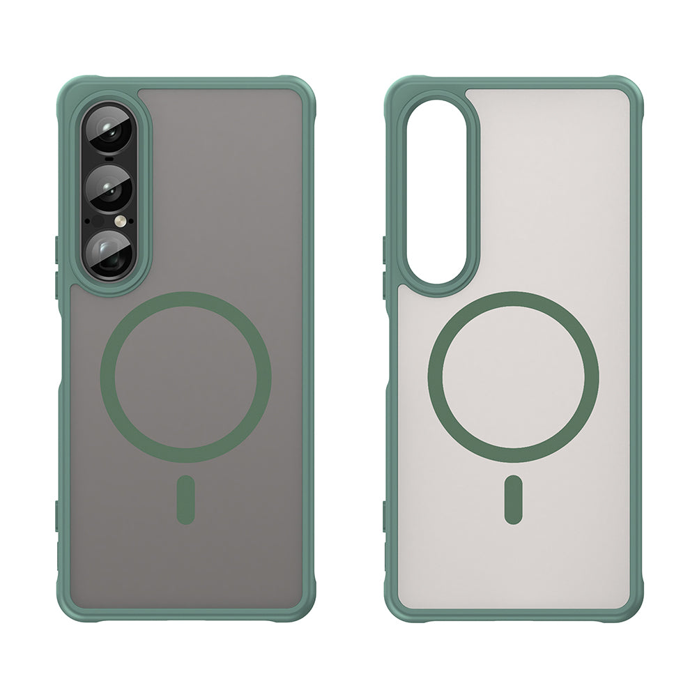 Θήκη MagSafe για Sony Xperia 1 VII, Techsuit, HaloFrost II, Πράσινο
