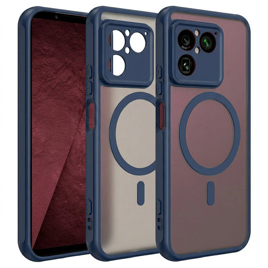 MagSafe Case for Sony Xperia 1 VIII, Techsuit, HaloFrost II, Navy Blue