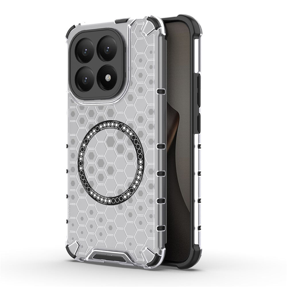 Θήκη MagSafe για Xiaomi 15T, Techsuit, HoneyComb Shield, Λευκή