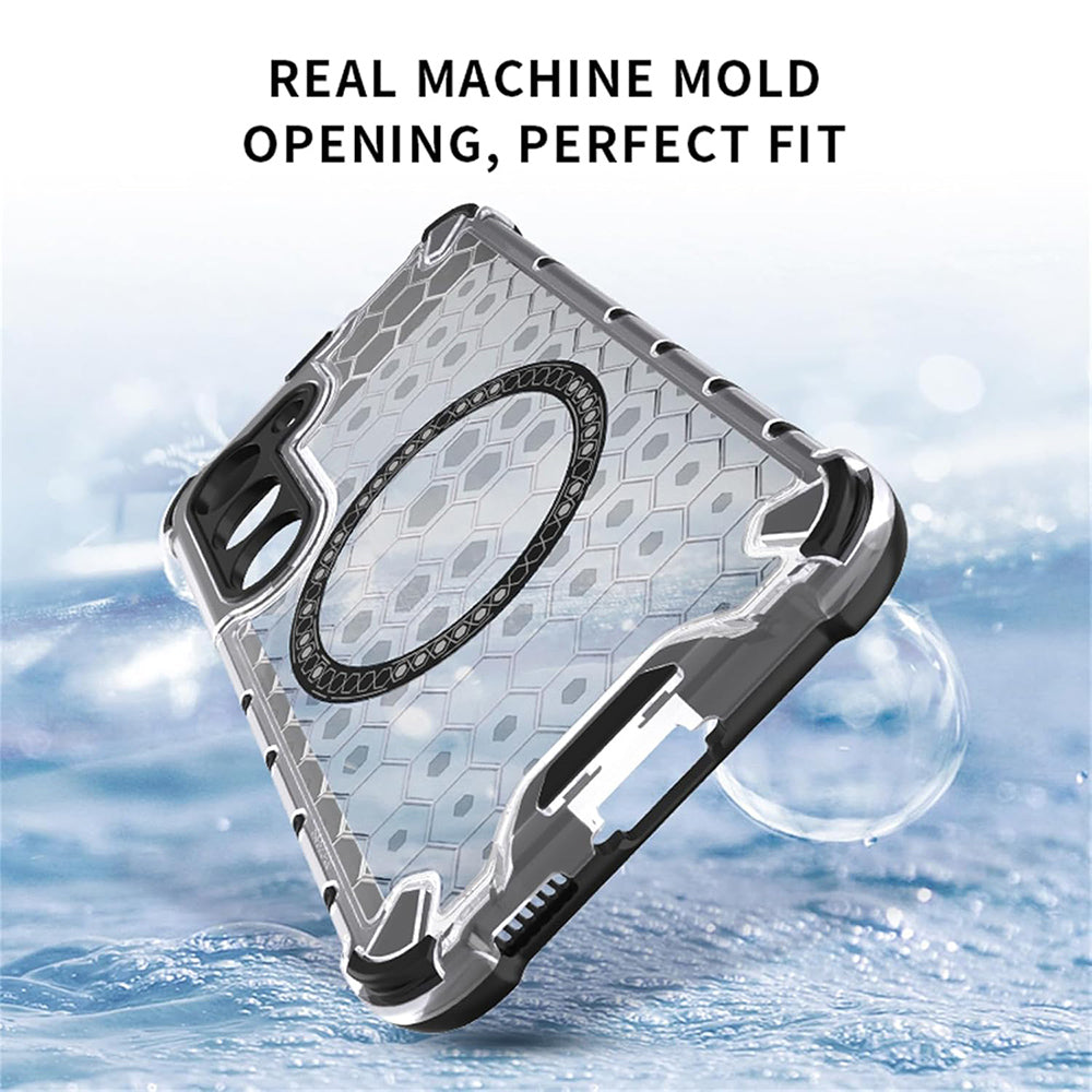 Θήκη MagSafe για Xiaomi 15T, Techsuit, HoneyComb Shield, Λευκή