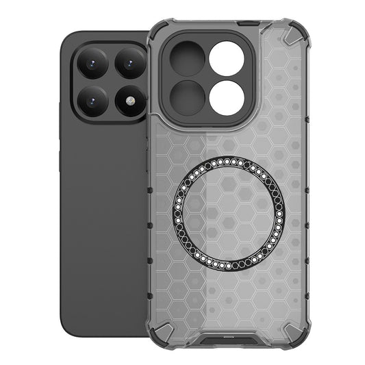 Θήκη MagSafe για Xiaomi 15T, Techsuit, HoneyComb Shield, Μαύρη