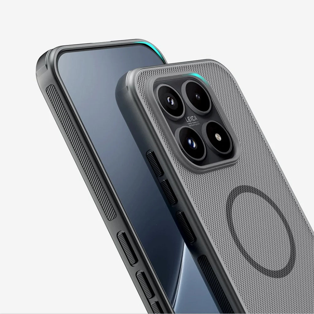 Θήκη MagSafe για Xiaomi 17, Nillkin, Super Shield Pro, Μαύρη Διαφανής Ματ