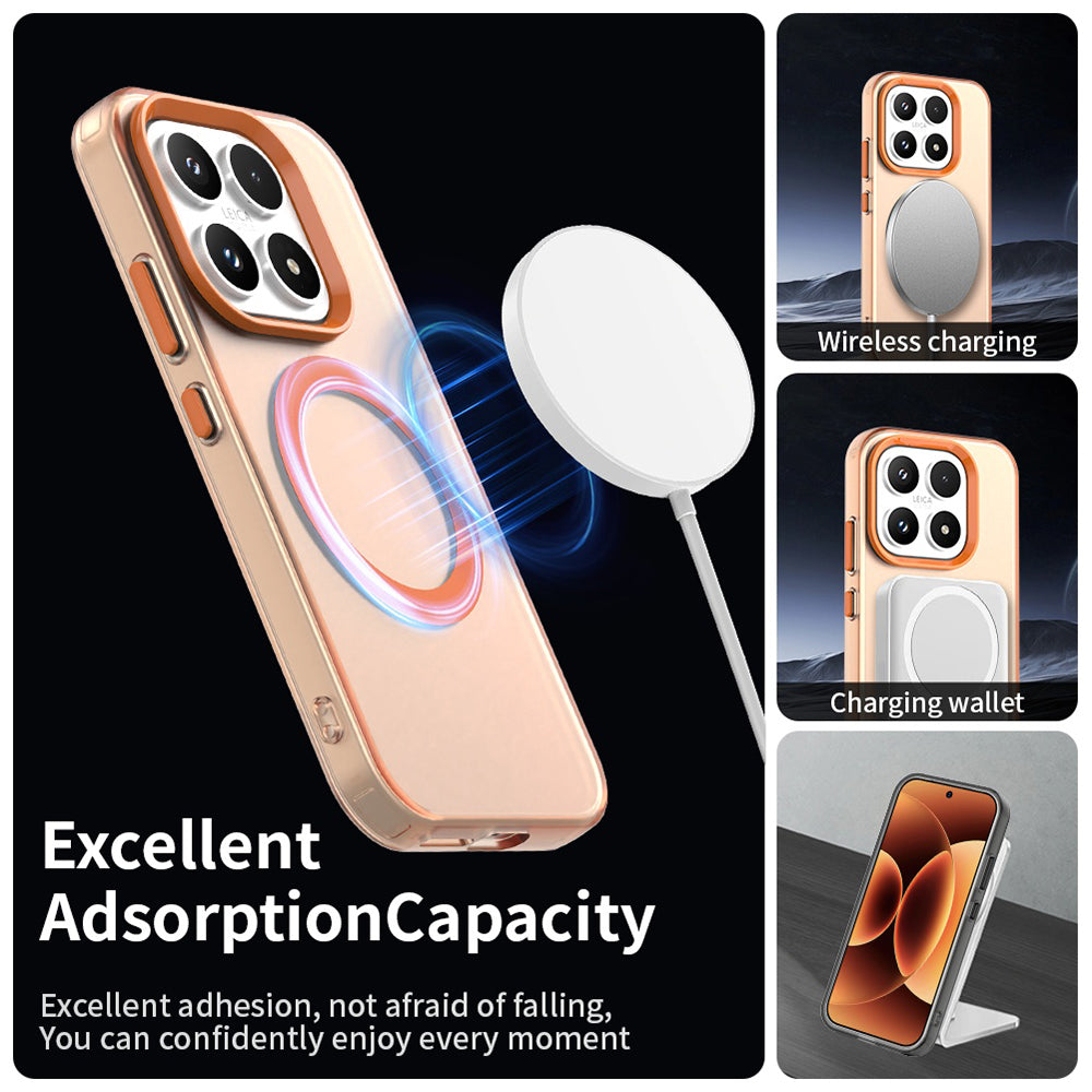 Θήκη MagSafe για Xiaomi 17, Techsuit, CandyCase, Πορτοκαλί