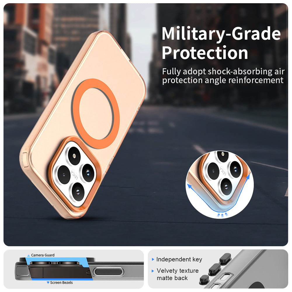 Θήκη MagSafe για Xiaomi 17, Techsuit, CandyCase, Πορτοκαλί