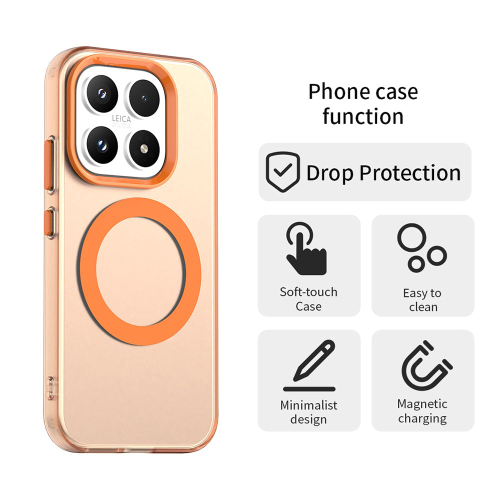 Θήκη MagSafe για Xiaomi 17, Techsuit, CandyCase, Πορτοκαλί
