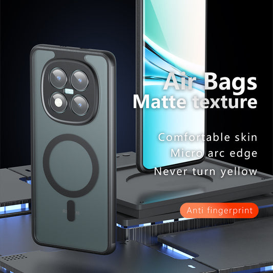 Θήκη MagSafe για Xiaomi 17, Techsuit, PureFrost, Ματ Μαύρη