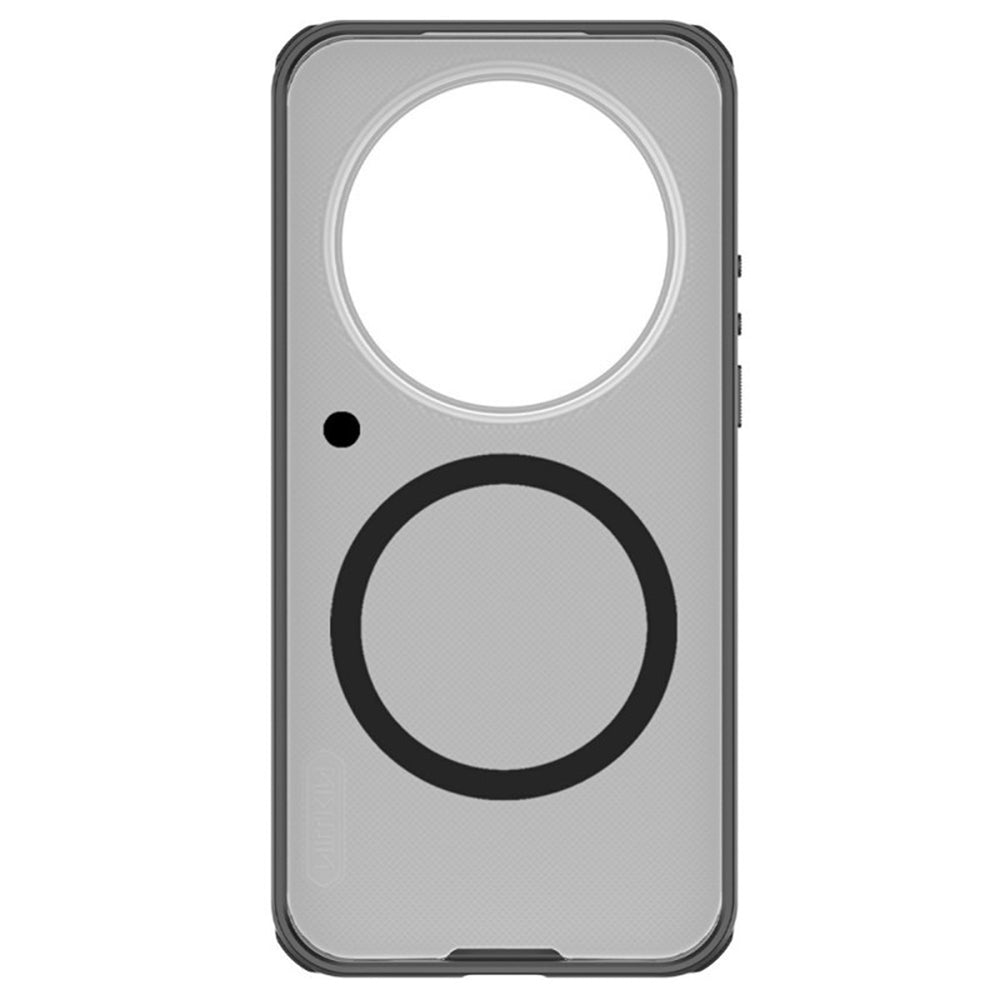 Θήκη MagSafe για Xiaomi 17 Ultra, Nillkin, Super Shield Pro, Μαύρη Διαφανής Ματ