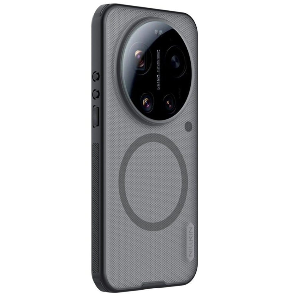 Θήκη MagSafe για Xiaomi 17 Ultra, Nillkin, Super Shield Pro, Μαύρη Διαφανής Ματ