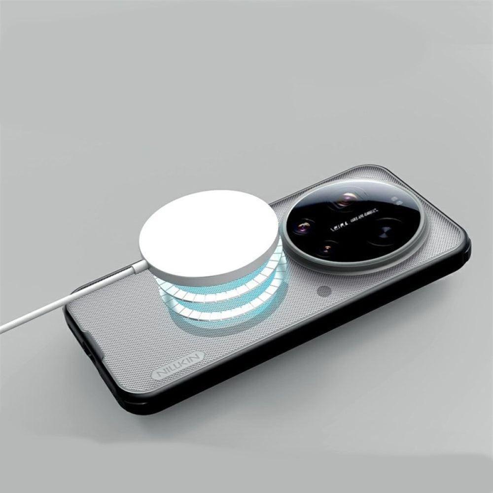 Θήκη MagSafe για Xiaomi 17 Ultra, Nillkin, Super Shield Pro, Μαύρη Διαφανής Ματ