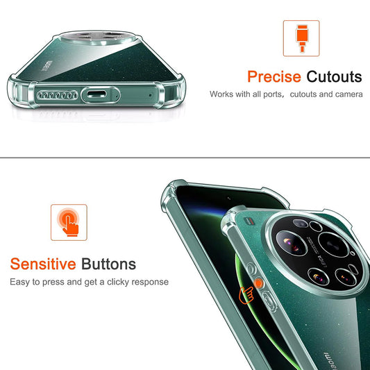 Θήκη MagSafe για Xiaomi 17 Ultra, Techsuit, Ανθεκτική σε Κρούσεις, Διαφανής