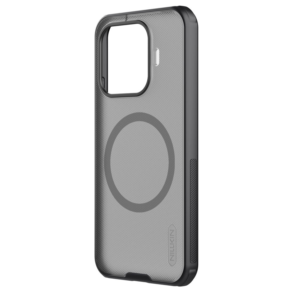 Θήκη MagSafe για Xiaomi 17T, Nillkin, Super Shield Pro, Μαύρη Διαφανής Σατινέ