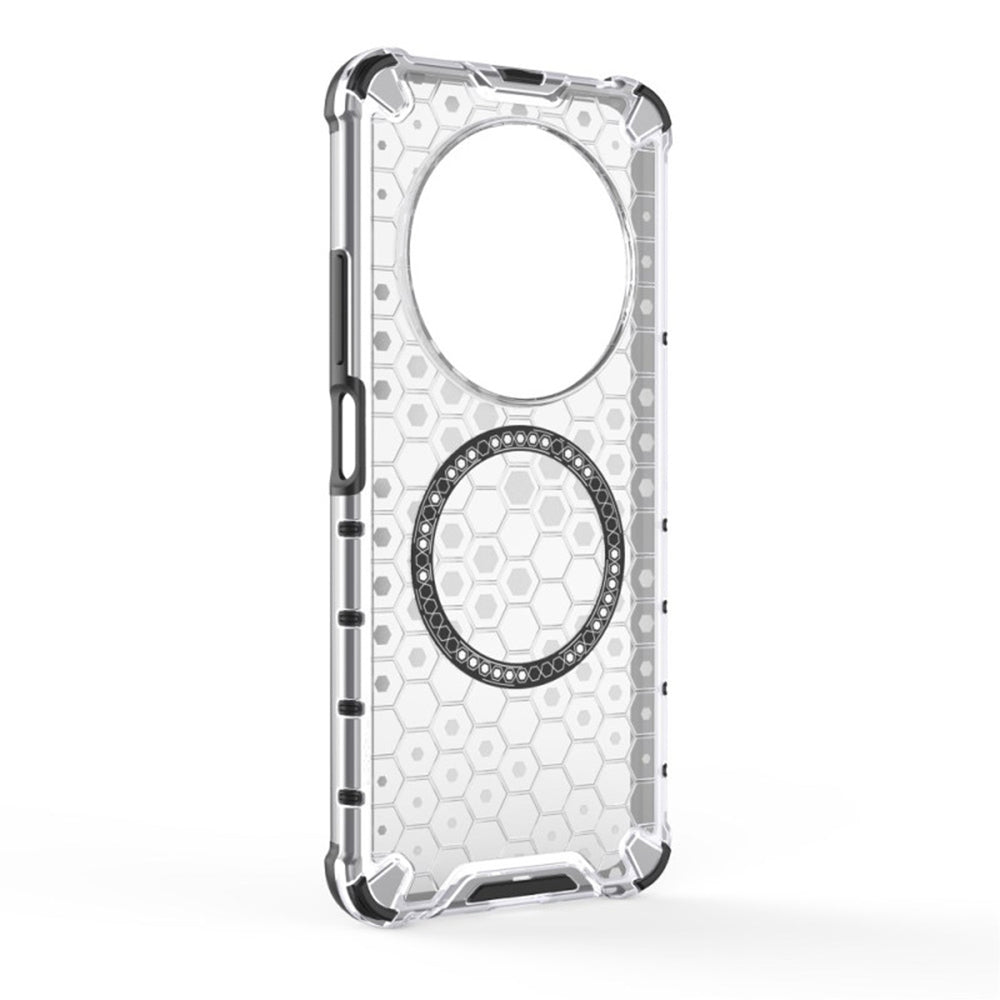 Θήκη MagSafe για Xiaomi Poco C75 / Redmi 14C, Techsuit, HoneyComb Shield, Λευκό