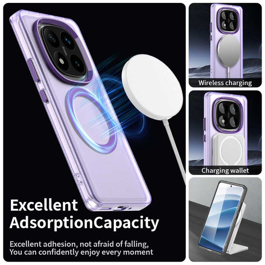 Θήκη MagSafe για Xiaomi Poco X7 / Redmi Note 14 Pro 5G, Techsuit, CandyCase, Μωβ