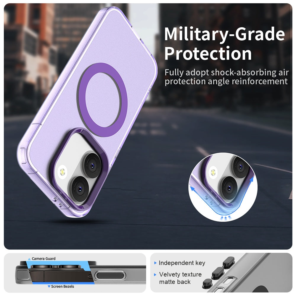 Θήκη MagSafe για Xiaomi Poco X8 Pro, Techsuit, CandyCase, Μωβ
