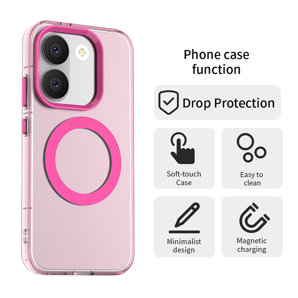 Θήκη MagSafe για Xiaomi Poco X8 Pro, Techsuit, CandyCase, Ροζ