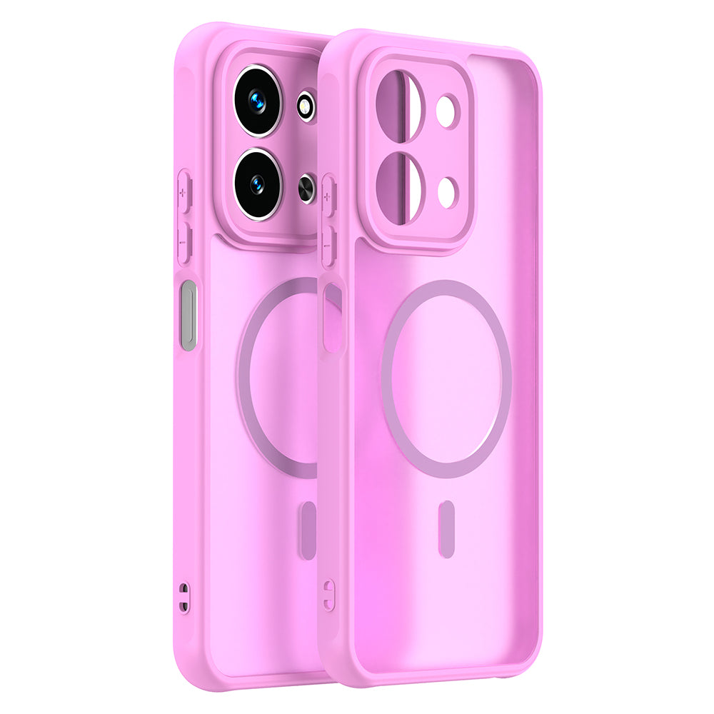 Θήκη MagSafe για Xiaomi Redmi 15C 5G / 15C 4G, Techsuit, HaloFrost II, Ροζ
