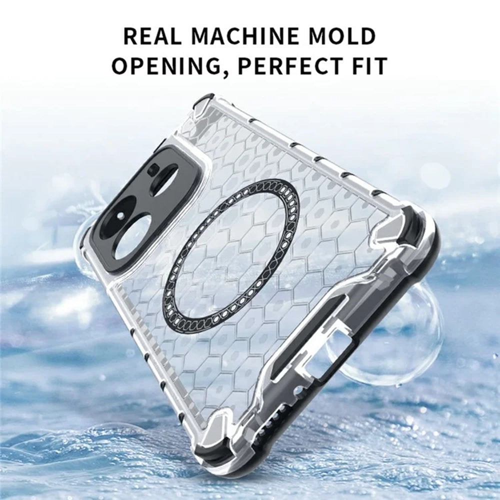 Θήκη MagSafe για Xiaomi Redmi Note 14 5G, Techsuit, HoneyComb Shield, Μαύρη