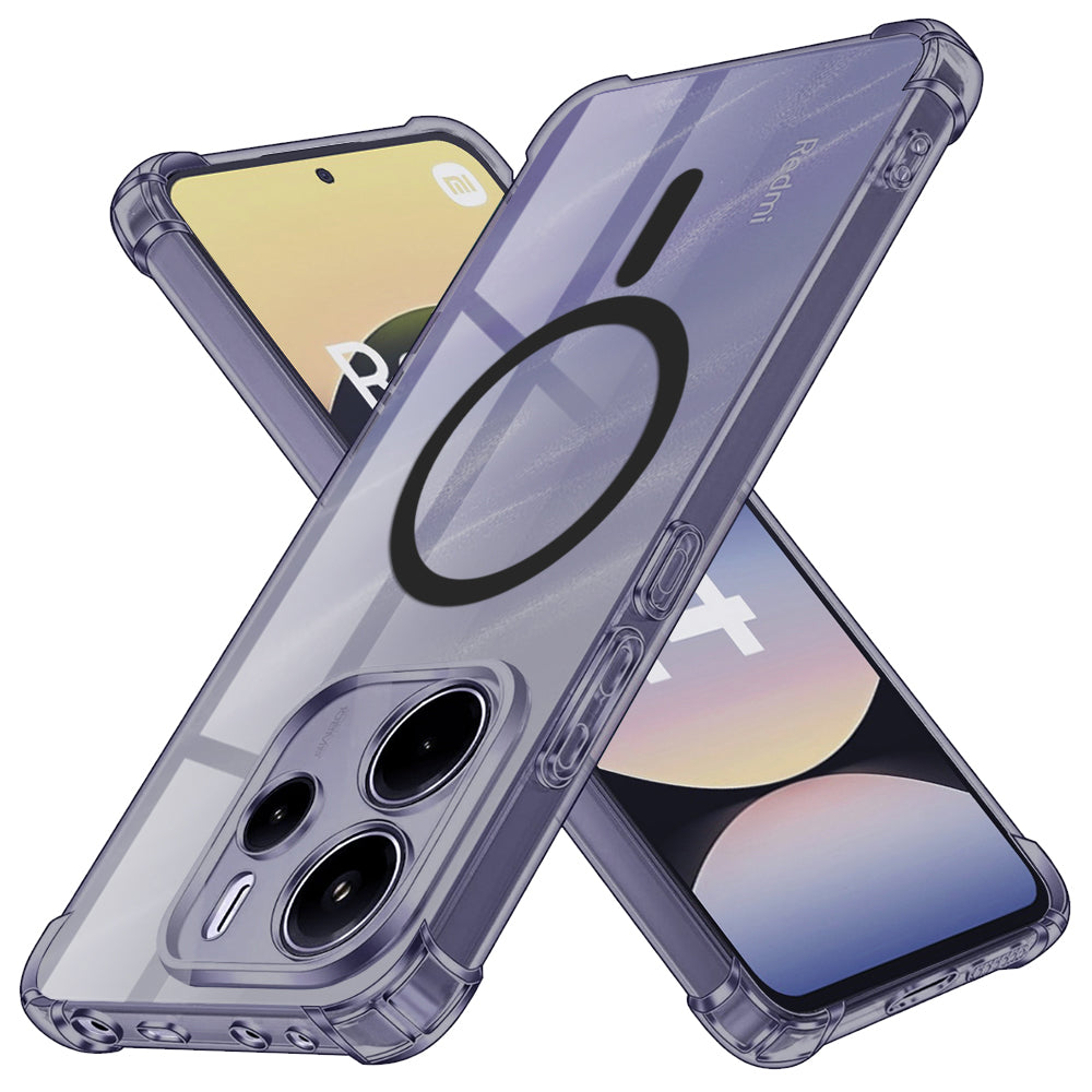 Θήκη MagSafe για Xiaomi Redmi Note 14 5G, Techsuit, Ανθεκτική σε Κρούσεις Διαφανής, Καπνιστή