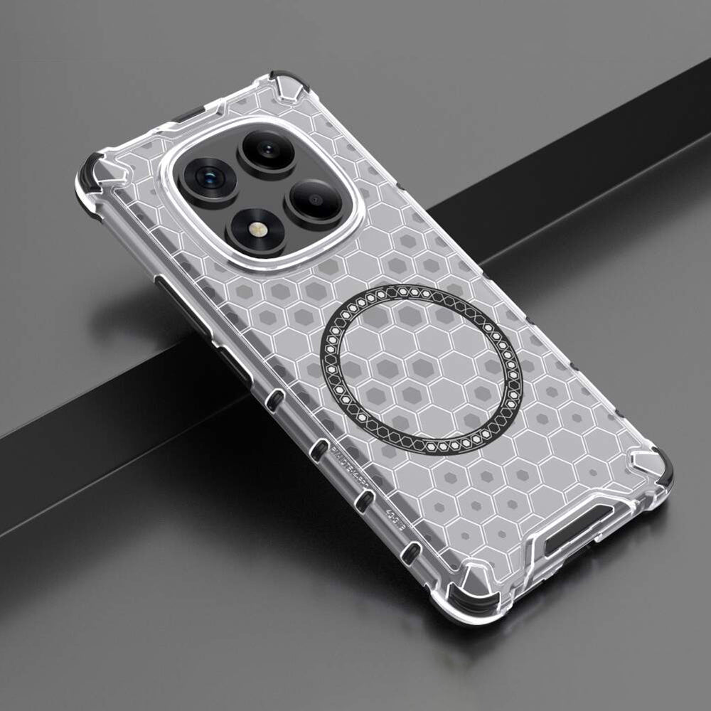 Θήκη MagSafe για Xiaomi Redmi Note 14 Pro 4G, Techsuit, HoneyComb Shield, Λευκό