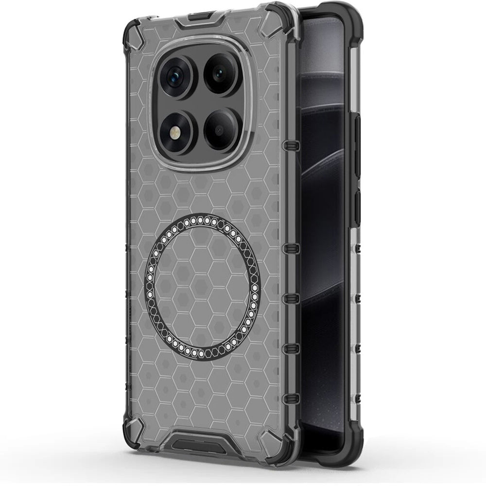 Θήκη MagSafe για Xiaomi Redmi Note 14 Pro 4G, Techsuit, HoneyComb Shield, Μαύρη