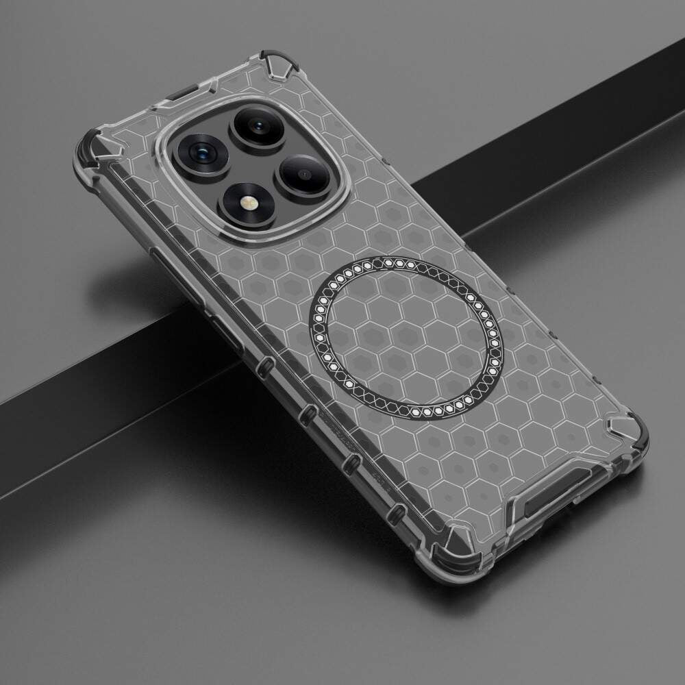 Θήκη MagSafe για Xiaomi Redmi Note 14 Pro+ 5G, Techsuit, HoneyComb Shield, Μαύρο