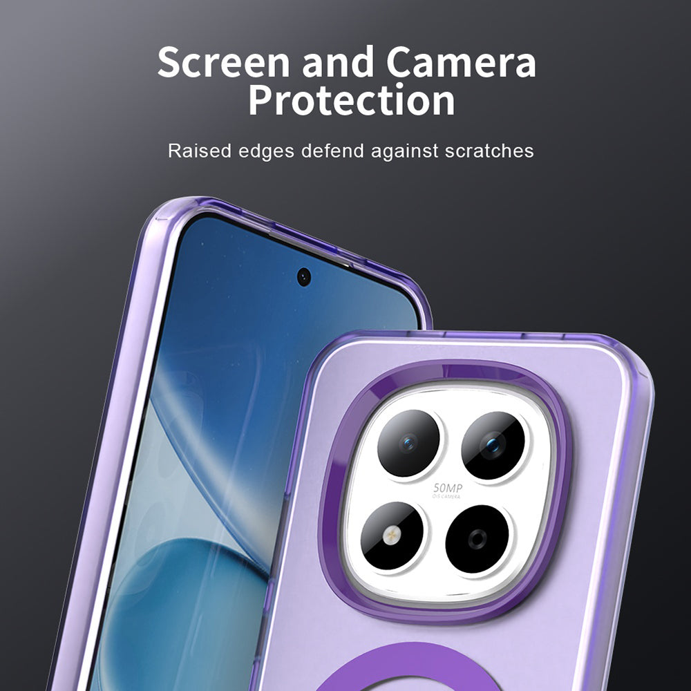 Θήκη MagSafe για Xiaomi Redmi Note 15 Pro 5G, Techsuit, CandyCase, Μωβ