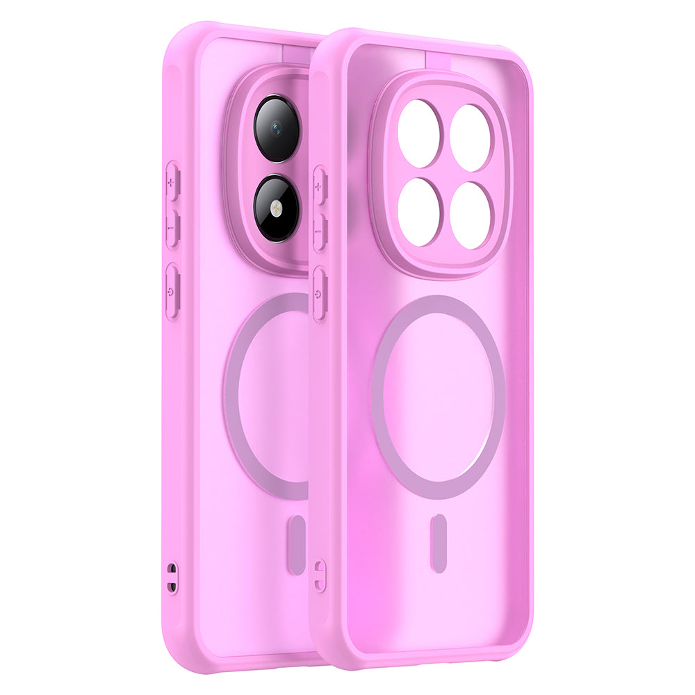 Θήκη MagSafe για Xiaomi Redmi Note 15 Pro 5G, Techsuit, HaloFrost II, Ροζ