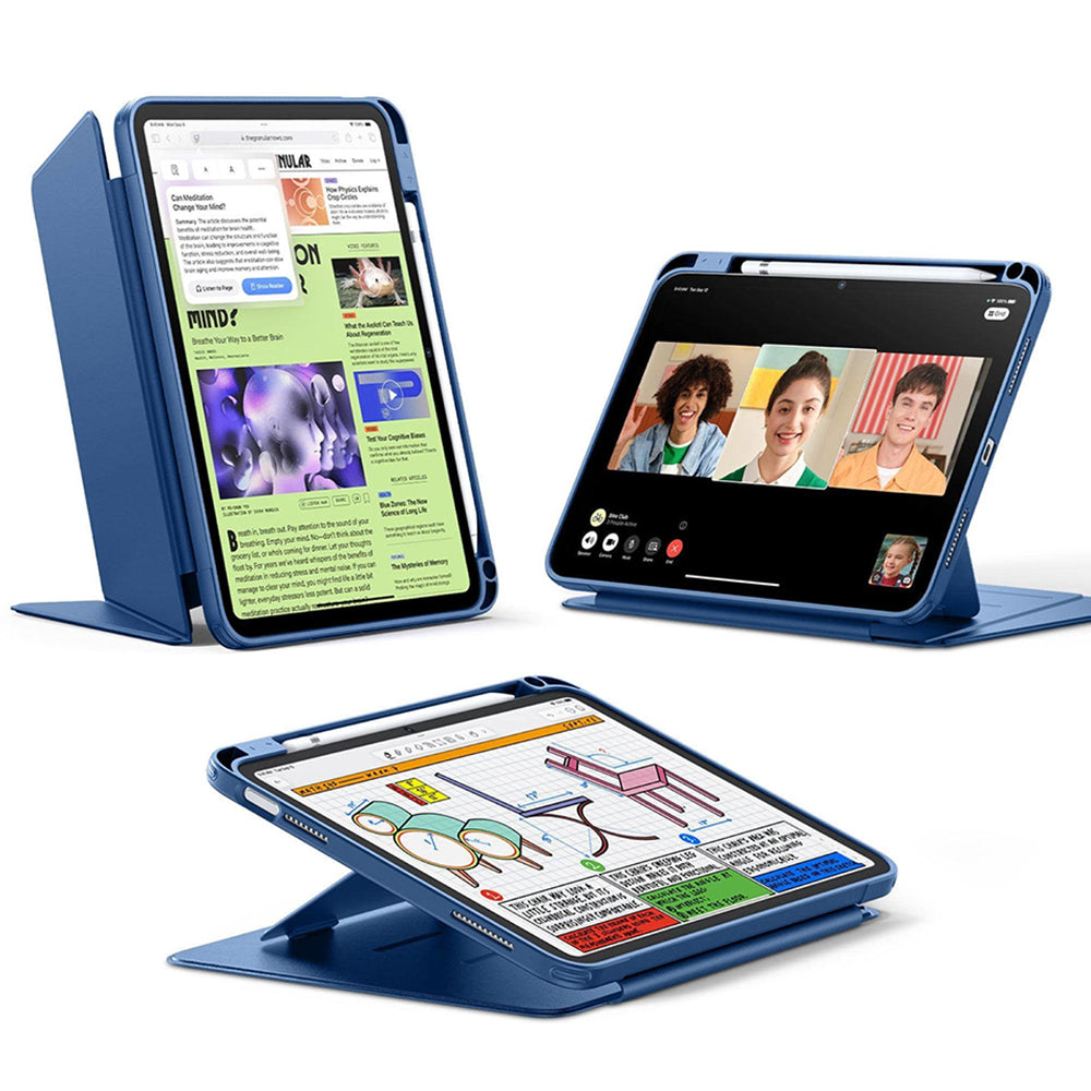 Θήκη για Apple iPad (2025) / (2022), ESR, Flip Hybrid, Μπλε