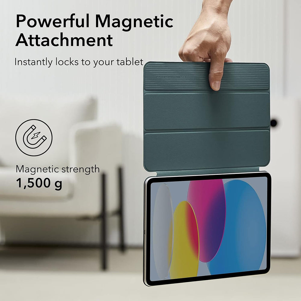 Θήκη για Apple iPad (2025) / (2022), ESR, Rebound, Πράσινο Σατέν