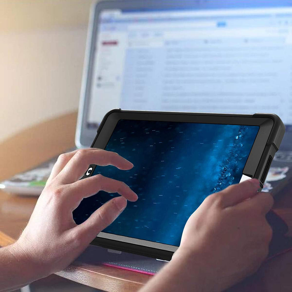 Θήκη για Apple iPad 9.7 (2018) / 9.7 (2017), Techsuit, Rugged TabShell, Μαύρη