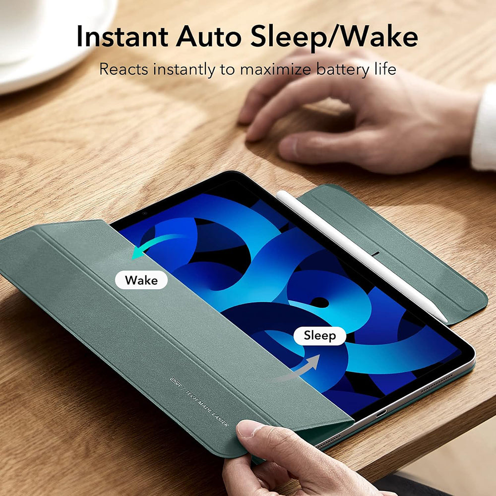 Θήκη για Apple iPad Air 11 (2024) / Air (2022) / Air (2020) / Pro 11 (2018), ESR, Rebound, Πράσινο Σατέν