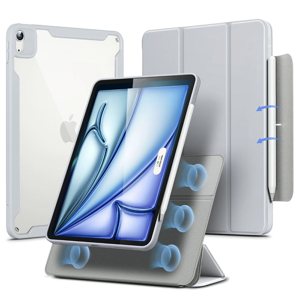 Θήκη για Apple iPad Air 11 (2026) / iPad Air 11 (2025) / Air 11 (2024) / Air (2022) / Air (2020), ESR, Rebound Hybrid, Γκρι