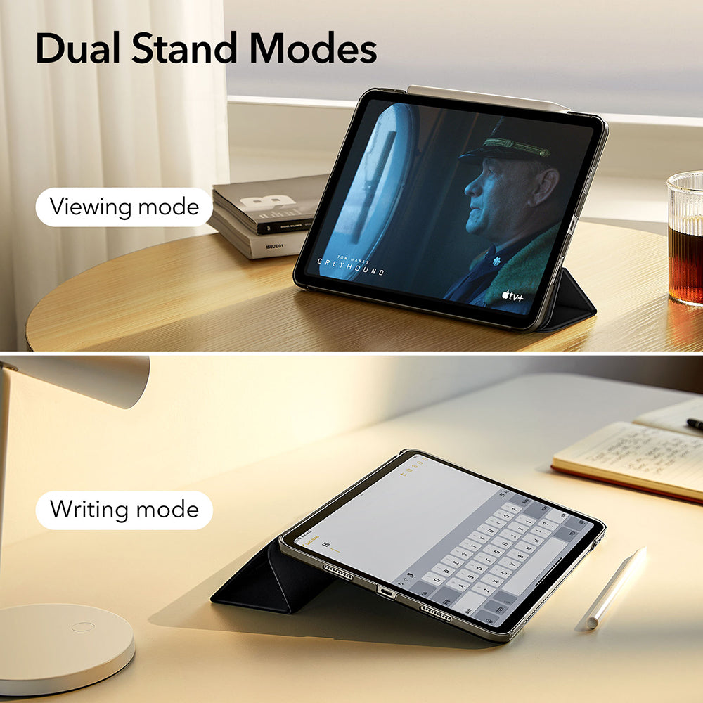 Θήκη για Apple iPad Air 13 (2026) / Air 13 (2025) / Air 13 (2024), ESR, Ascend Trifold, Μαύρη Σατινέ