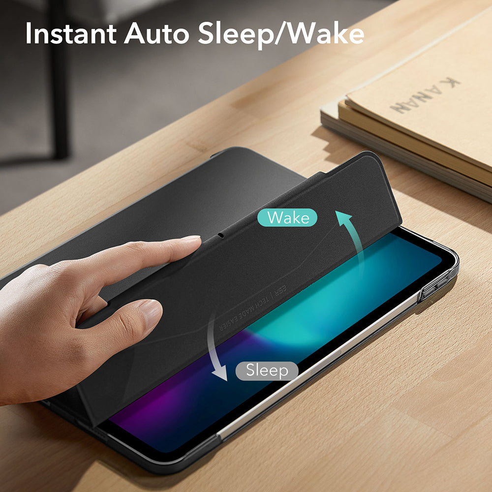 Θήκη για Apple iPad Air 13 (2026) / Air 13 (2025) / Air 13 (2024), ESR, Ascend Trifold, Μαύρη Σατινέ
