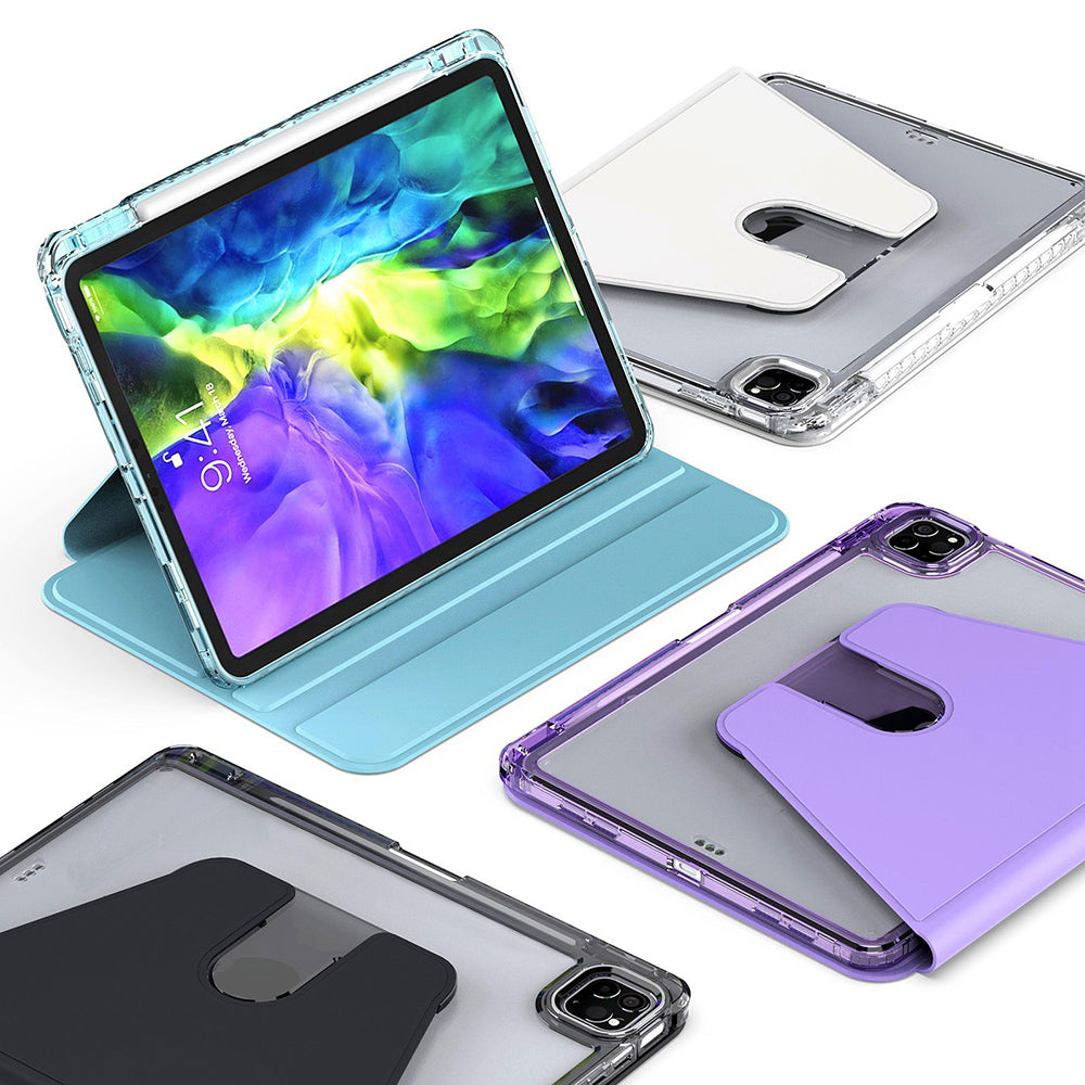 Θήκη για Apple iPad Pro 11 (2024), Techsuit, Crystal Vision, Μωβ