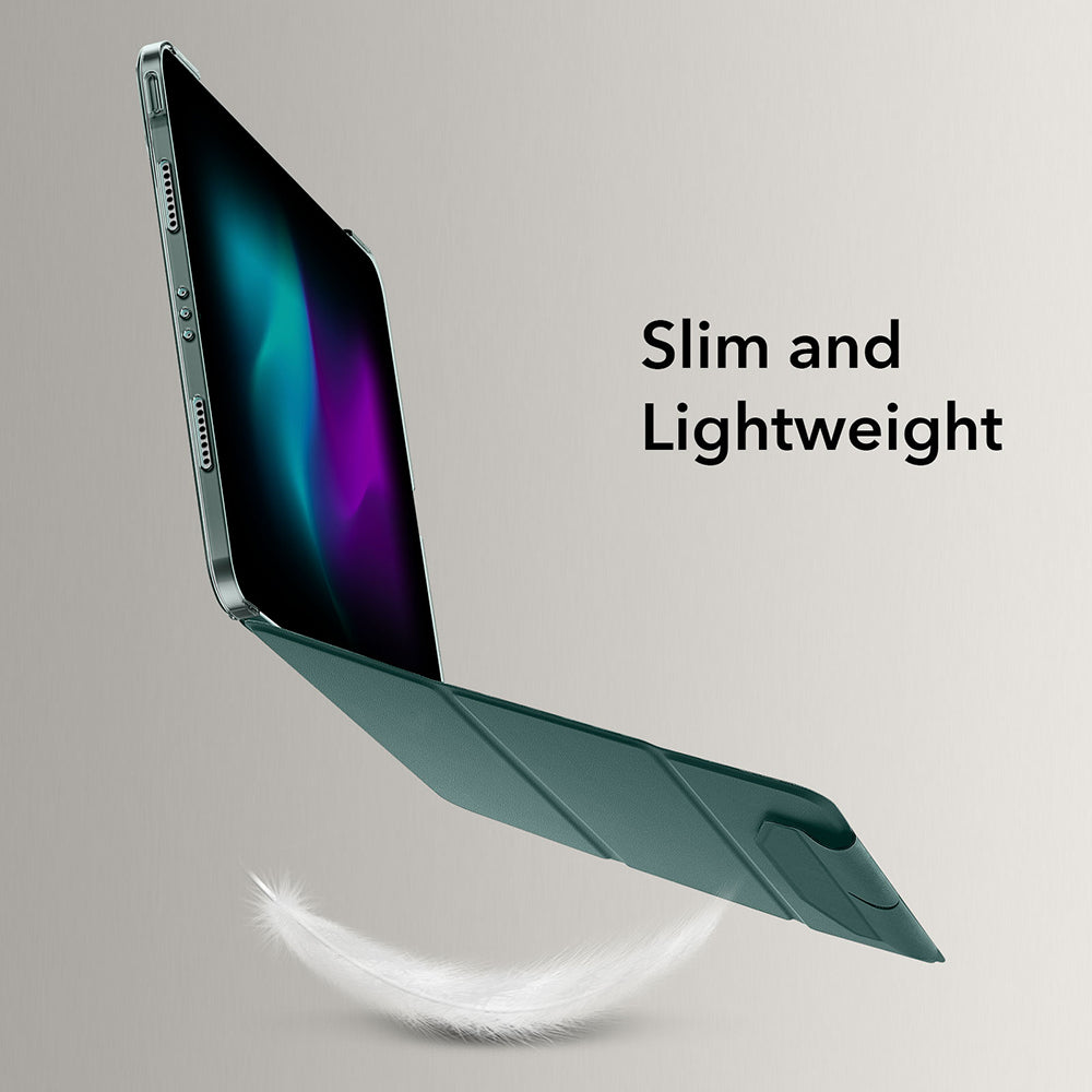 Case for Apple iPad Pro 13 (2024), ESR, Ascend Trifold, Satin Green